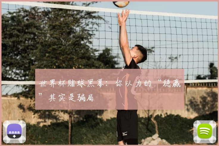 世界杯赌球黑幕:你以为的“稳赢”其实是骗局